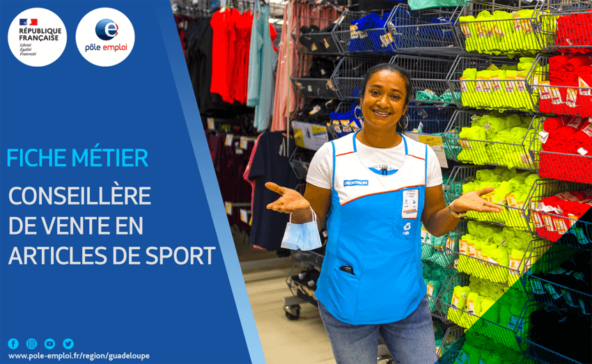 Vendeuse en articles de sport France Travail